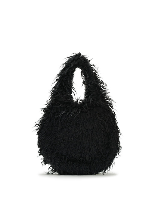 Shabby hobo bag [Cream, Beige, Black]