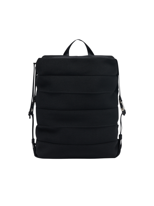 Lucky Pleats Knit Backpack M Rich Black