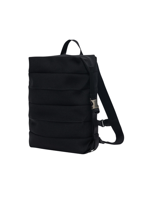 Lucky Pleats Knit Backpack M Rich Black