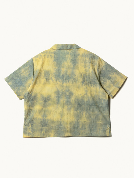[리퍼브]Tie dye short slv shirt Khaki