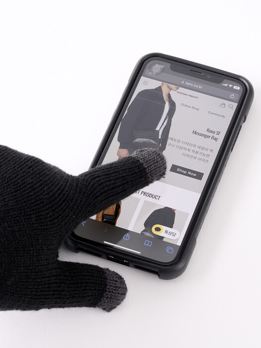 SMART TOUCH KNIT GLOVES