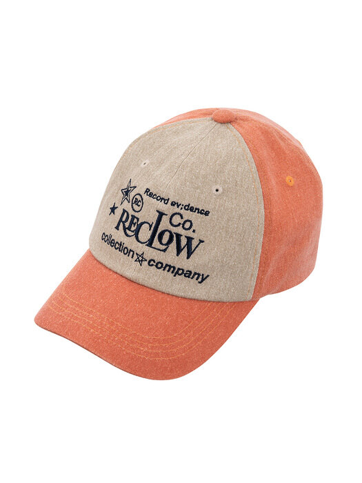 RECLOW 트윌투톤 RWL BALL CAP LIGHT ORANGE