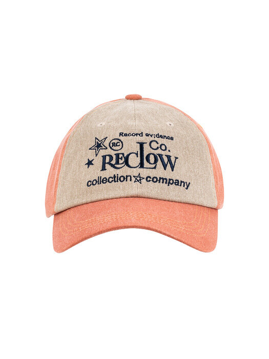 RECLOW 트윌투톤 RWL BALL CAP LIGHT ORANGE