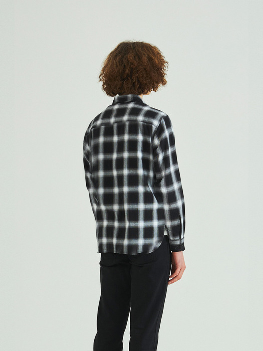 FLANNEL SHIRT BLACK