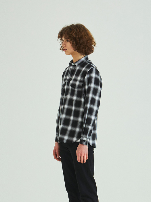 FLANNEL SHIRT BLACK