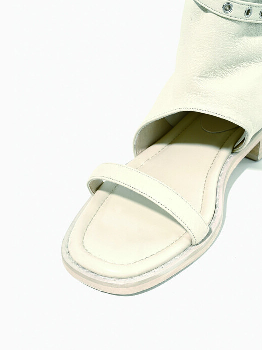 ANKLE SANDALS, IVORY