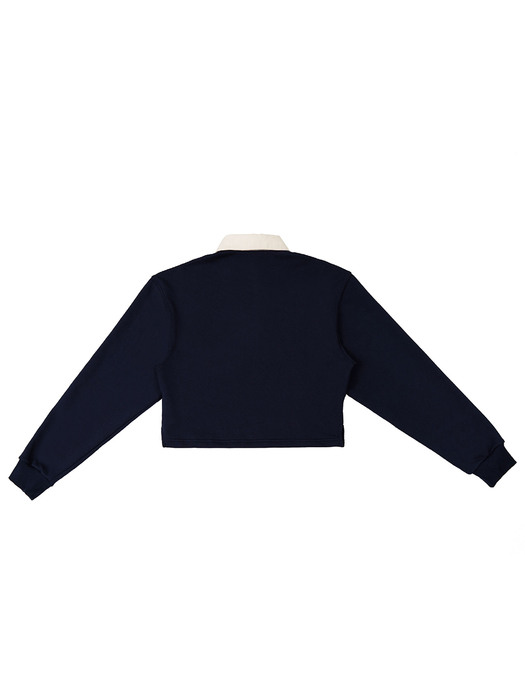 Preppy Recycle Rugby Sweat (Navy)