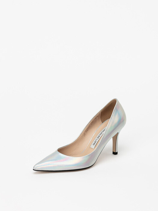 Maybel Stiletto Pumps in Silver Hologram