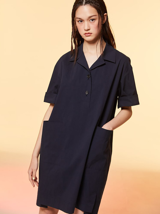 Signature Cocoon Fit Dress  Navy (KE3371M03R)