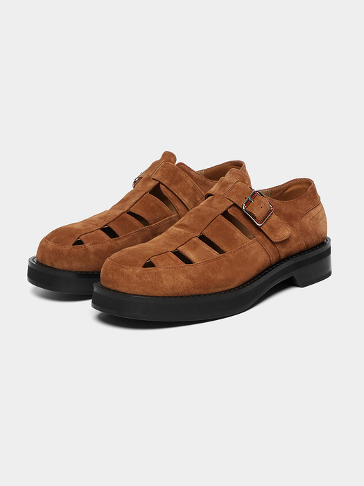 Glady_brown suede