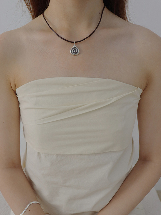 Spiral necklace (matt)