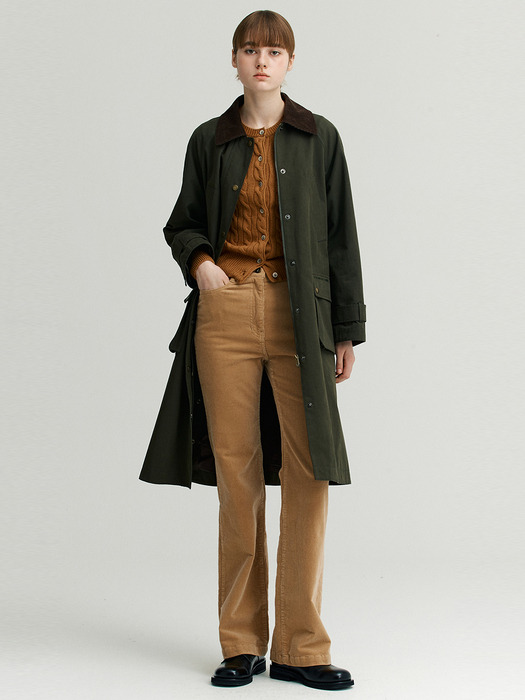 RESIST TRENCH COAT_KHAKI [U3F0N70145]