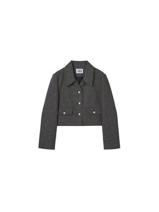[SET] Tweed Crop Single Jacket  & Skirt