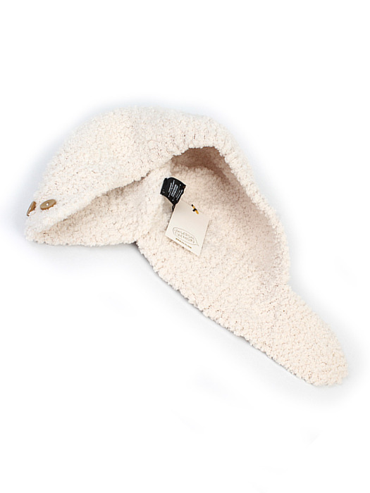 Fleece Knit Ivory Balaclava 바라클라바