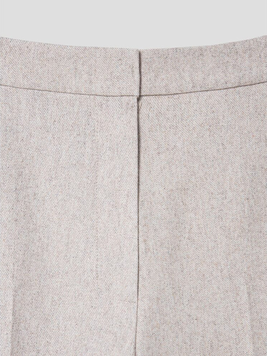 Wool Blended Straightfit Pants  Natural Beige (WE3X21C820)