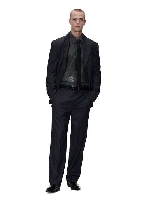 MENS TAILORED PANTS - CHARCOAL