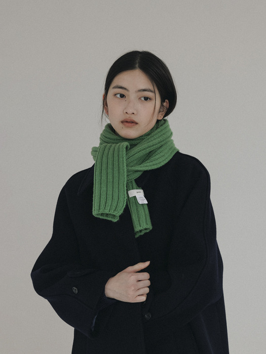 Cashmere Blended muffler (Green)