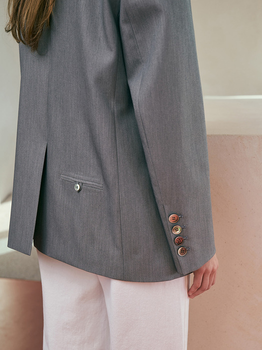 Two Button Jacket[LMBDSPJK102]-Gray