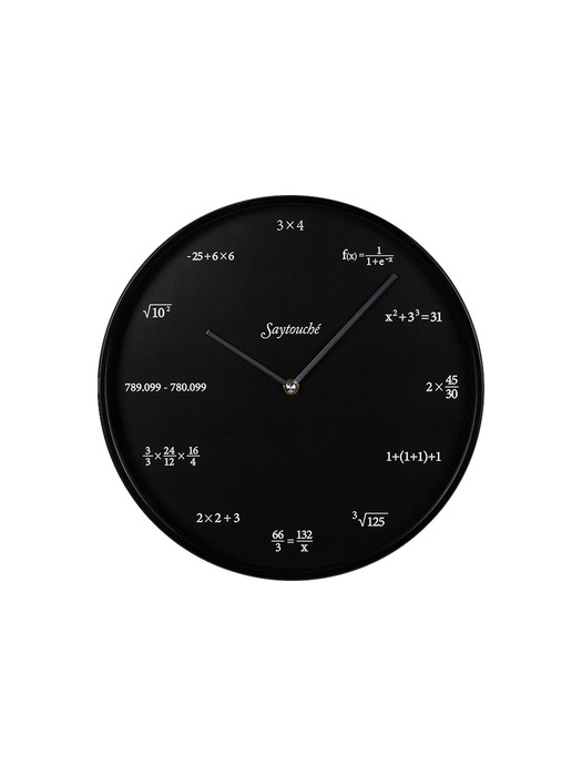Quiz Wall Clock (Black)