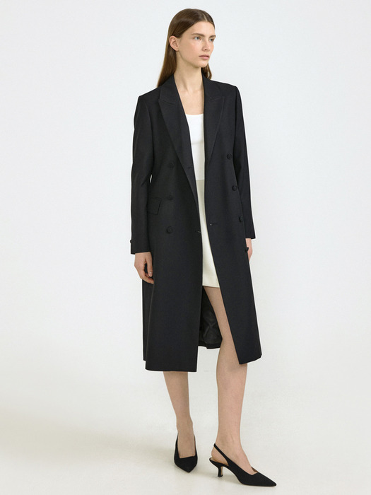 SUMMER-WOOL TAILORED COAT_2COLOR