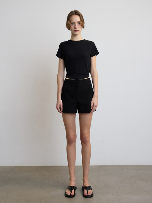 Black Minimal Shorts Black (JWPA4E902BK)