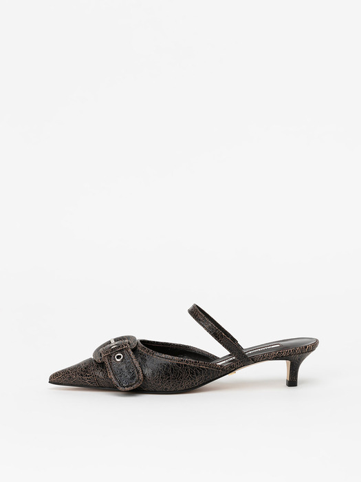 FORNAX BELTED MULES in ANTIQUE BROWN