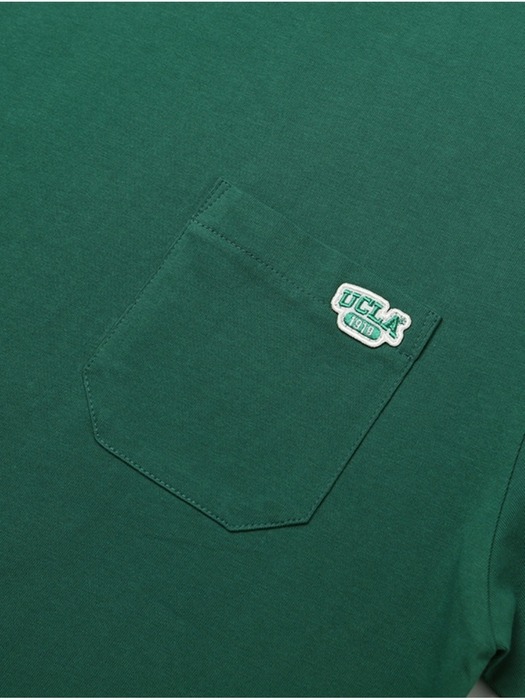 남여공용 코튼 베이직 아트웍 반팔 티셔츠[GREEN](UA4ST96_66)