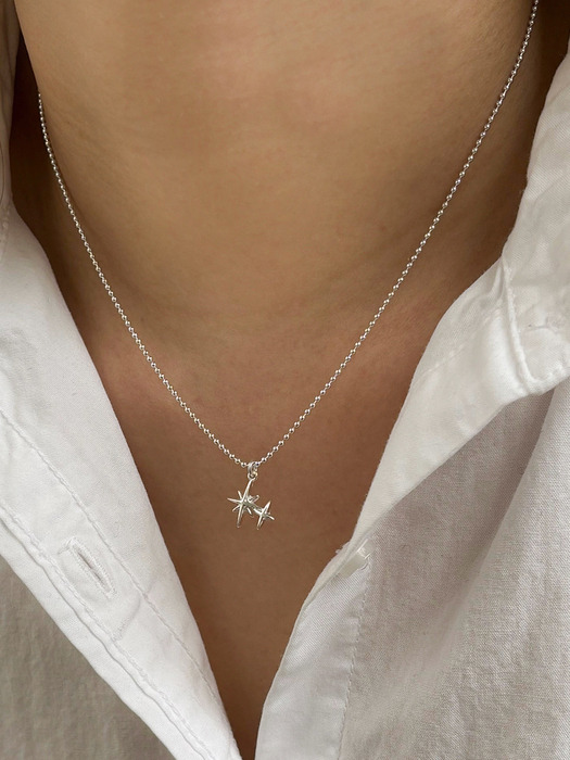 Two Star Necklace