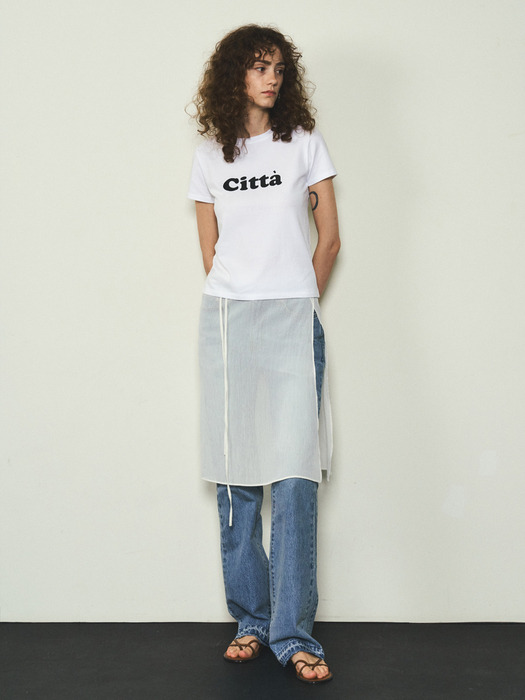 Everywhere Layerd Wrab Skirts_CTA915(White)