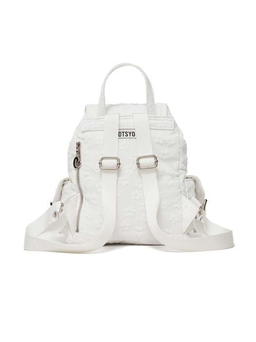 lotsyou_Nostalgia chubby Backpack White