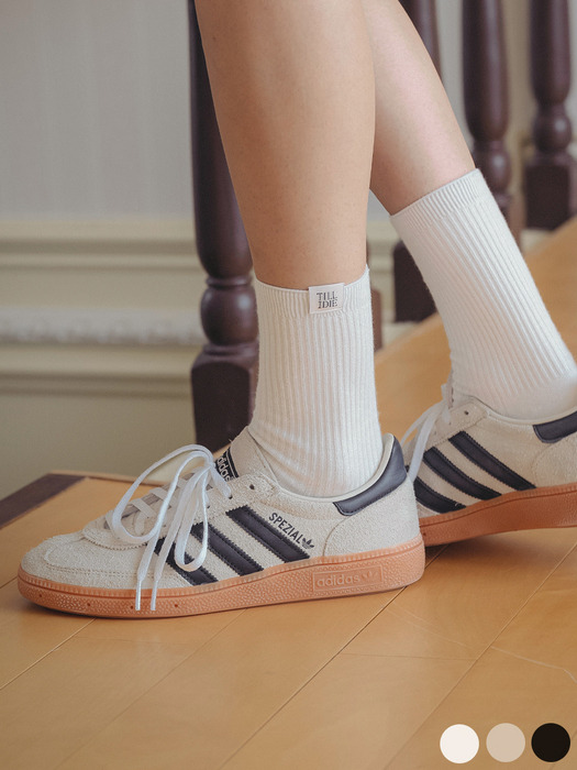 TID cotton ribbed socks[3color] - Image 3