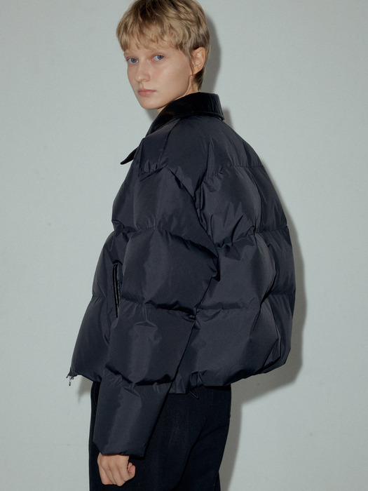 Work Duck Down Puffer Jacket_CTP804(Charcoal)