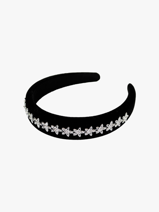 TWINKLE VELVET HAIRBAND_BLACK