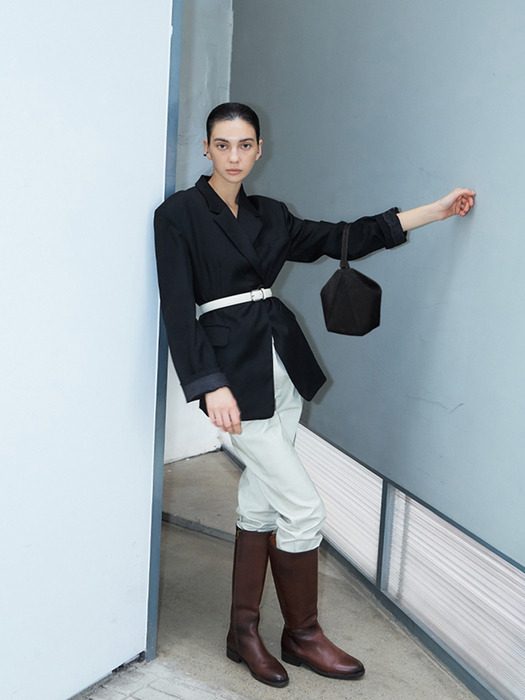 LYV Tote Suede bag (Black)