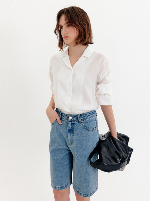 토리나 소프트 셔츠_화이트 / TORINA SOFT SHIRT _WHITE