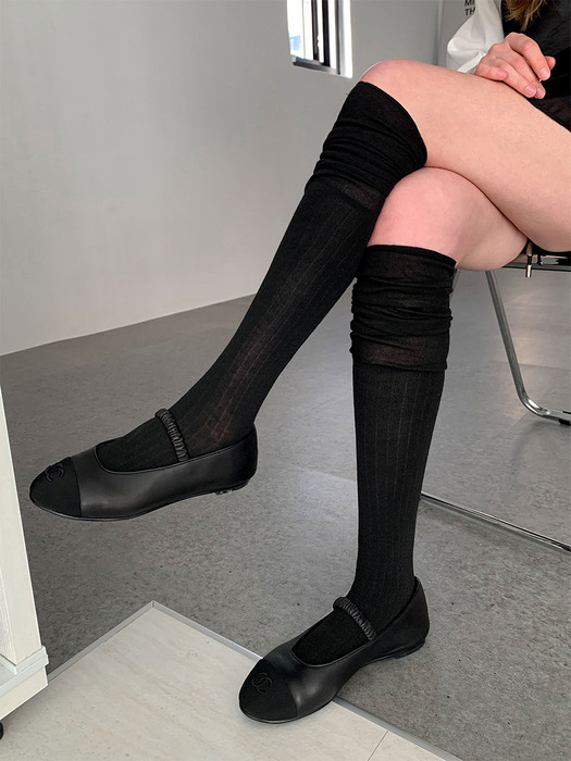 Combination Over Knee Socks (2colors)