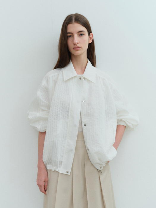 [앨리스펑크 PICK] TVS STRIPE COLLAR BOMBER_2COLORS