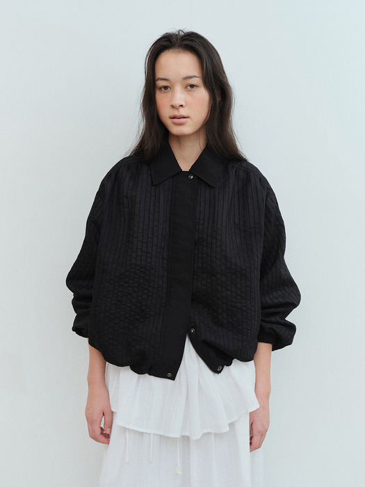 [앨리스펑크 PICK] TVS STRIPE COLLAR BOMBER_2COLORS