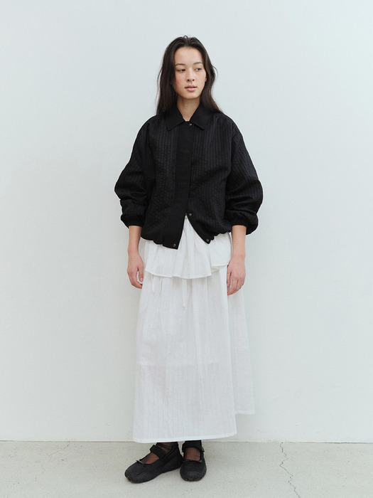 [앨리스펑크 PICK] TVS STRIPE COLLAR BOMBER_2COLORS