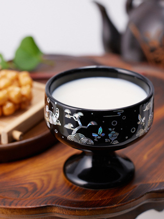 기원 호랑이 자개문양 고블렛잔 3 colors