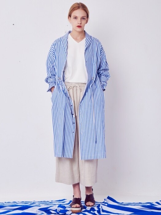 DRESS TRENCH COAT(BL)