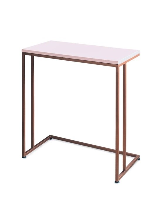 책상형 사이드테이블 라벤더 핑크