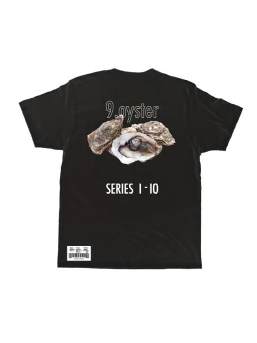 GROCERY BLACK T-SHIRT 9. LOVE - oyster