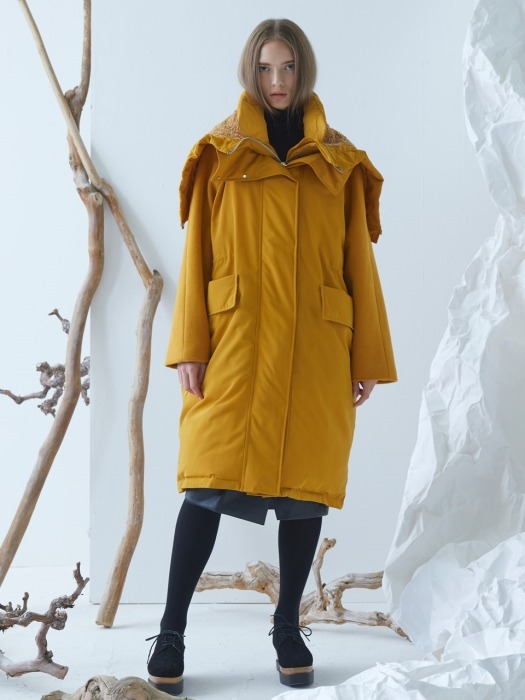 Avenue Down Coat - Yellow