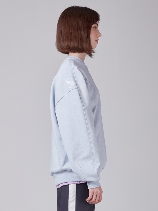 Unisex Embroidered Sweatshirt ZOC_02_M.BLUE_MEDIUM
