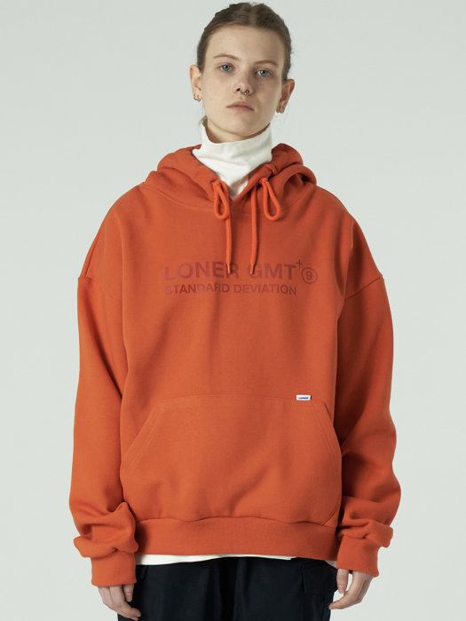 [L]Gmt standard logo hoodie-orange