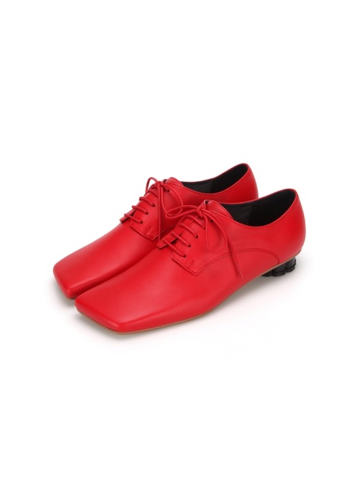 Squared Toe Derbys | Red