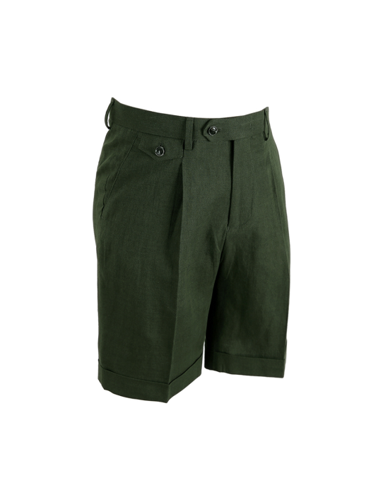 HBT Linen Shorts (Khaki)