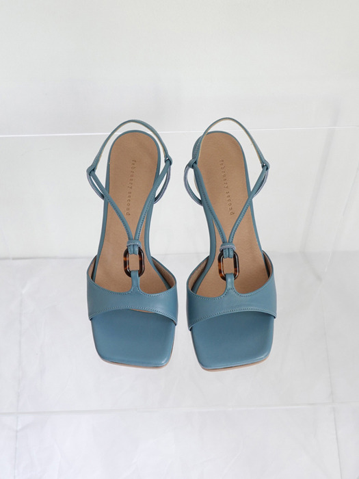 Formica ring sandals Teal blue