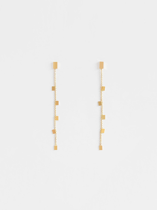 milky way rectangle earrings (2colors)
